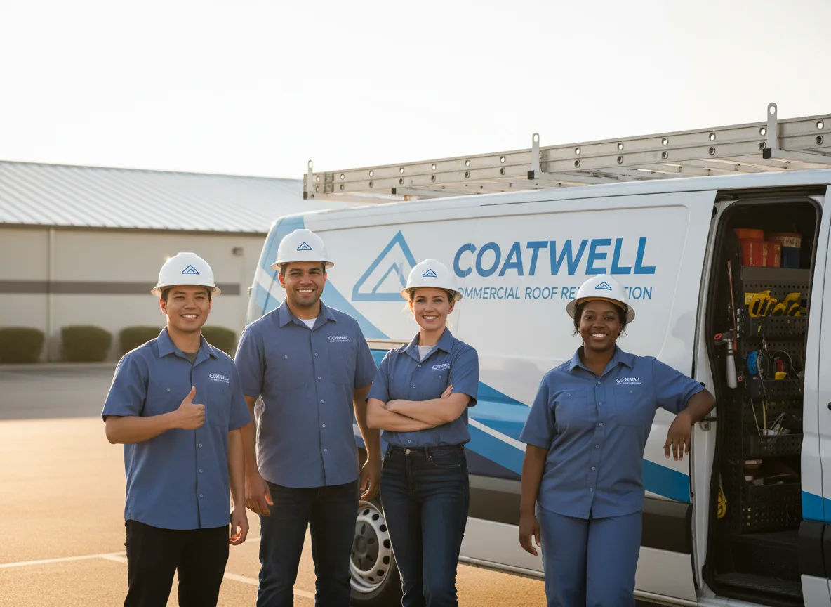 Commercial roof coating company in Dassel, MN